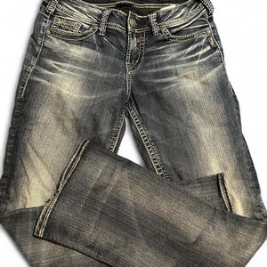 Silver-jeans-co‎ Women's Blue Jeans size 29x31 Y2K EUC